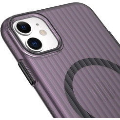 Задняя накладка CASE Translucent Strip Apple iPhone 11 (черный)