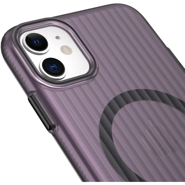 Задняя накладка CASE Translucent Strip Apple iPhone 11 (черный)