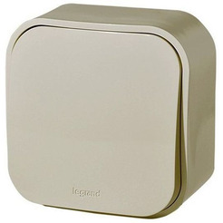 Кнопка 6А Legrand Quteo Quteo 782235 (слоновая кость)