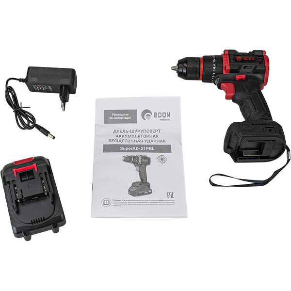 Дрель-шуруповерт EDON Super AD-21PBL 304691