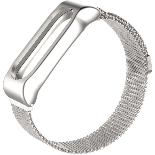 Ремешок Bingo Magnetic для Xiaomi Mi Band 2 Серебристый