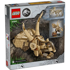 Конструктор Lego Jurassic World Окаменелости динозавров череп трицератопса 76969