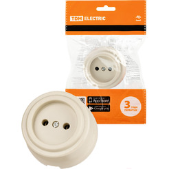 Розетка TDM Electric Виви SQ1820-1316 (слоновая кость)