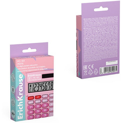 Калькулятор Erich Krause PC-101 62007 (розовый)