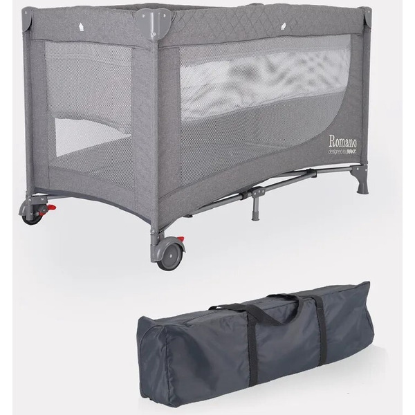 Манеж-кровать Rant Romano RP100 (серый)