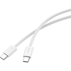 Кабель Atomic Real USB-C-USB-C PD 60W 30.406 (1.5м, белый)