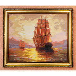 Картина по номерам Белоснежка По водной глади 162-AB