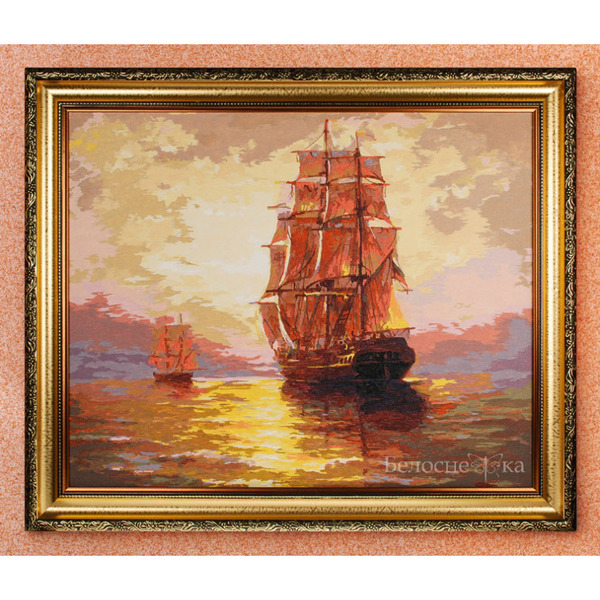 Картина по номерам Белоснежка По водной глади 162-AB