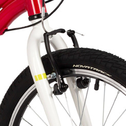 Детский велосипед Novatrack Katrina 20 20AHV.KATRINA.YRD5 (желтый/красный)