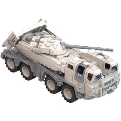 Военный тягач  Нордпласт Арктика с танком 288_NP