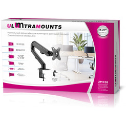 Кронштейн для монитора Ultramounts UM728 (черный)