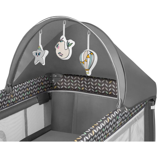 Кровать-манеж Lionelo Sven Plus (Grey Scandi)