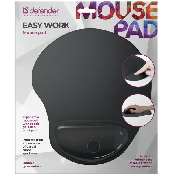 Коврик для мыши DEFENDER Easy Work Black