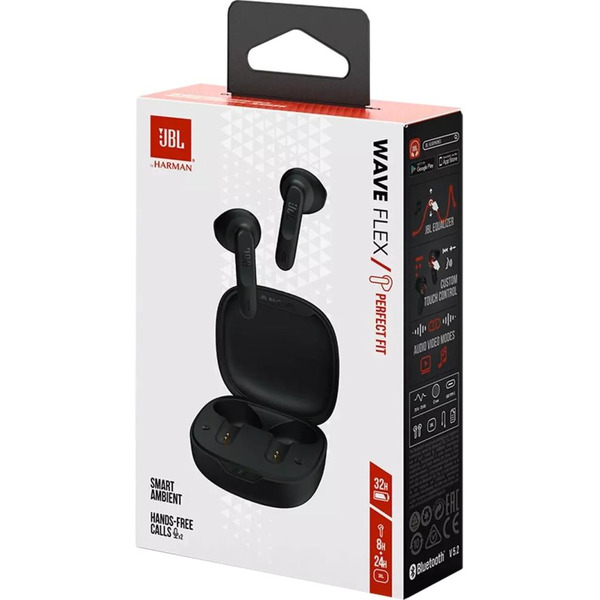Наушники JBL Wave Flex (черный)