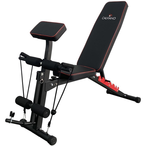 Скамья спортивная Calviano 1003 (red+black)