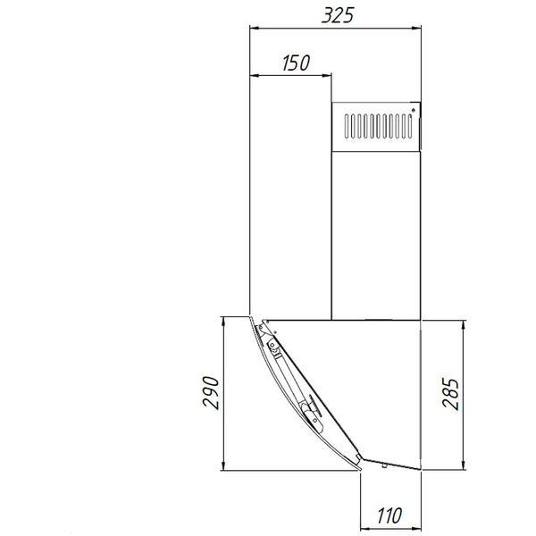 Вытяжка Akpo Clarus Eco 60 WK-4 (белый)