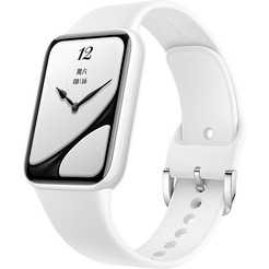 Фитнес-браслет Xiaomi Smart Band 10 Pro BHR095AGL (белая керамика, с белым силиконовым ремешком)