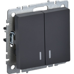 Выключатель IEK Brite ВС10-2-1-БрГ