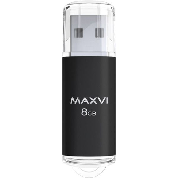 USB флеш-накопитель Maxvi MP 8GB 2.0 black