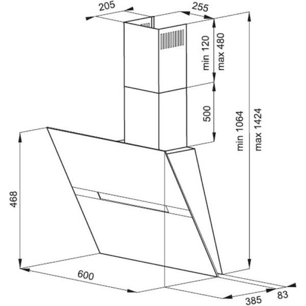 Вытяжка  HANSA OKC6726IH