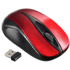 Мышь Oklick 675MW (черный/красный)