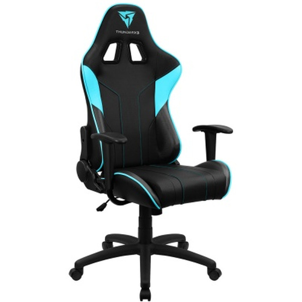 Кресло компьютерное THUNDERX3 EC3 Black-Cyan AIR