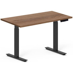 Стол для работы стоя Fit Focus X-2 с электроприводом (черный, дуб денвер трюфель)