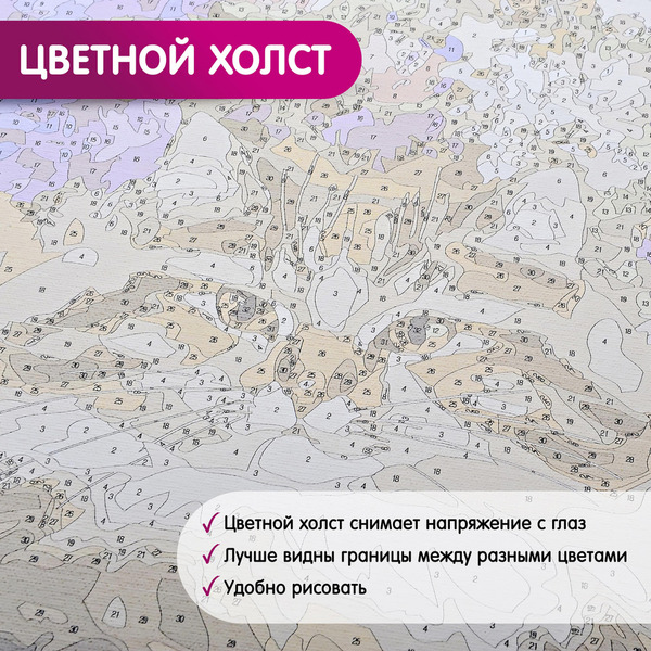 Картина по номерам Молли Полевые маки 35x88 HRP0013