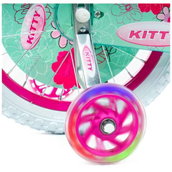 Детский велосипед Favorit Kitty KIT-16GN (розовый/бирюзовый)