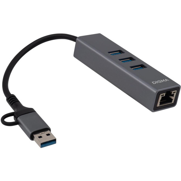 Разветвитель Digma DLA-GEUCH3 USB 3.0