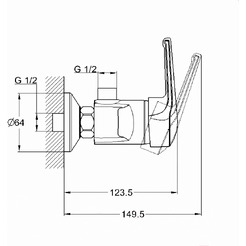 Смеситель G.Lauf LWZ5-A182