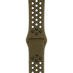 Ремешок Bingo Sport для APPLE Watch 42/44/45mm (S) Оливковый с черным