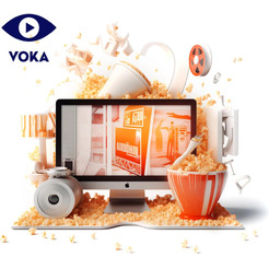 Подписка онлайн-кинотеатр VOKA "Все Включено" на 12 месяцев