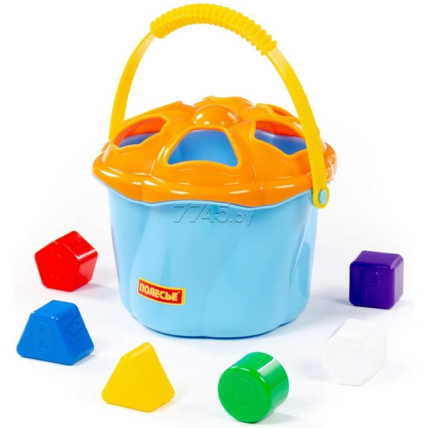 Игрушка Полесье развивающая "Ведро Сюрприз" (6 элементов)