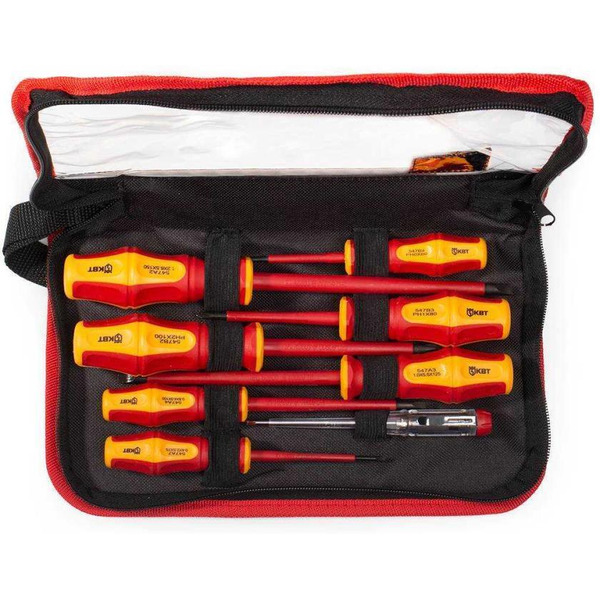 Набор диэлектрических отверток КВТ НИО-08-S серия ПРОФИ 87130