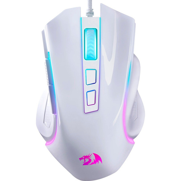 Проводная игровая мышь REDRAGON Griffin белый,RGB,7кнопок,7200dpi (77836)