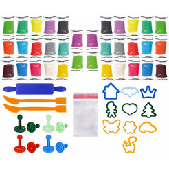 Тесто-пластилин BRAUBERG KIDS 106723 (17 цв.)