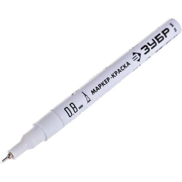 Маркер-краска Зубр МК-80 06324-8 (белый)