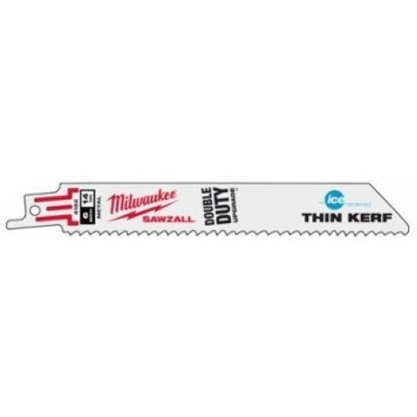 Полотно для саб. пилы (по металлу) MILWAUKEE THIN KERF ICE 150х1.8 5 шт 48004182