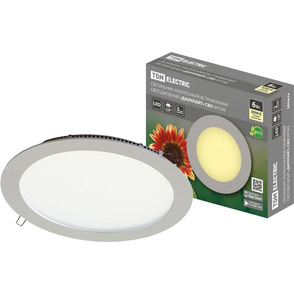 Светильник TDM "Даунлайт" СВО SQ0329-0101(хром)