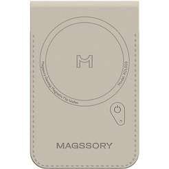 Кошелек-кардхолдер Magssory Geotag Magnetic Ivory ACL003i