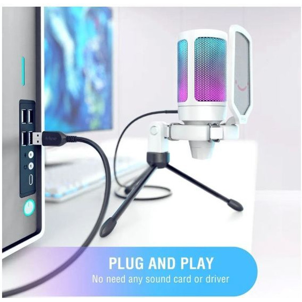 Микрофон FIFINE A6VW (белый)