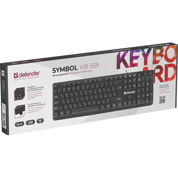 Клавиатура Defender Symbol HB-559