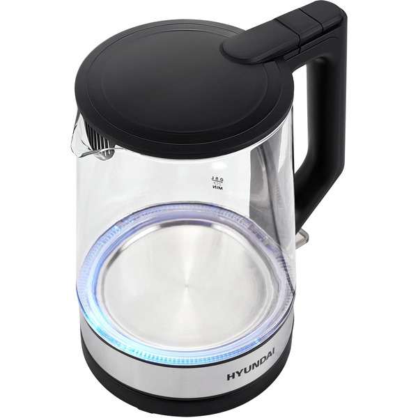 Чайник Hyundai HYK-G8808 (черный/серебристый)
