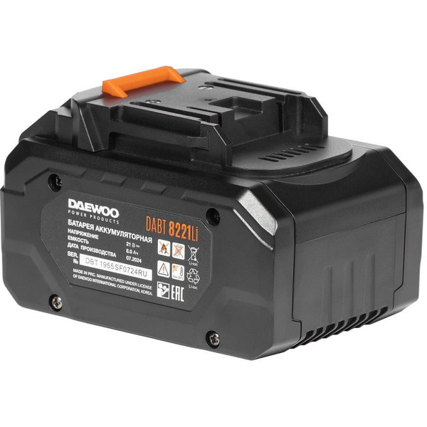 Аккумулятор Daewoo Power DABT 8221Li (21В/8 Ач)