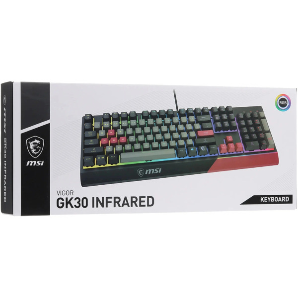 Клавиатура MSI Vigor GK30 Infrared (черный)