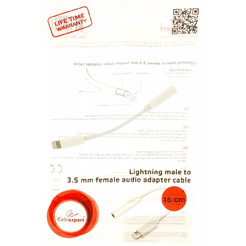 Адаптер Cablexpert CCA-LM3.5F-01-W