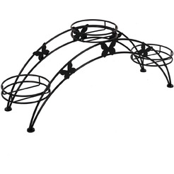 Подставка для цветов ЗМИ Арка 3 (Черный)