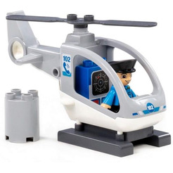 Конструктор Полесье Макси Вертолет полиции 10838