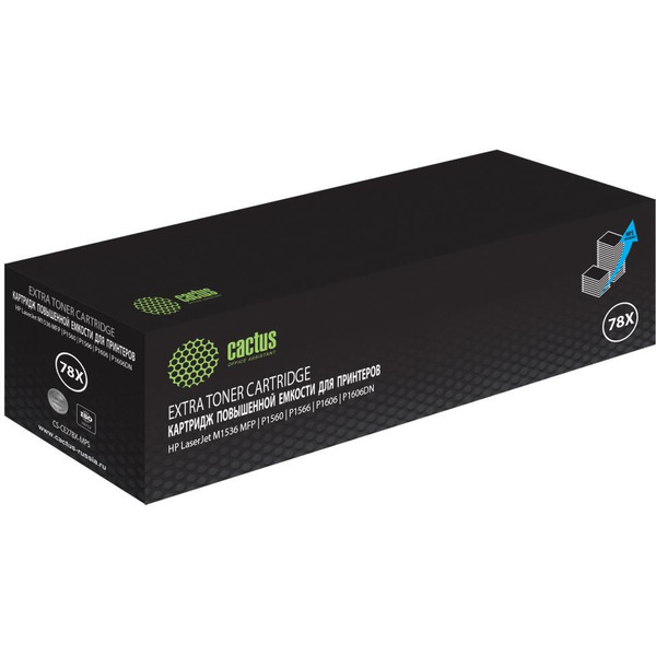 Картридж лазерный Cactus CS-CE278X-MPS CF278X (черный)
